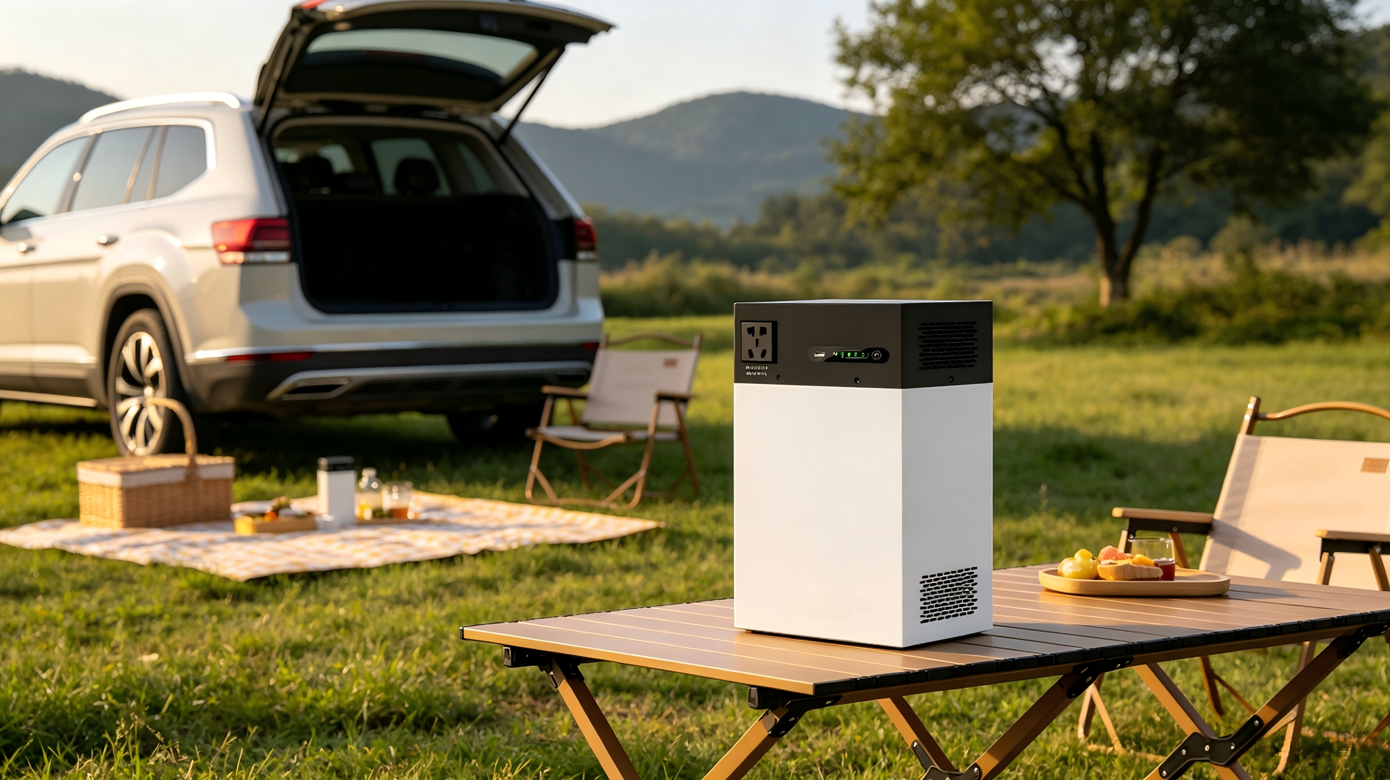 ESS 500W+1000WH 便携储能户外露营场景
